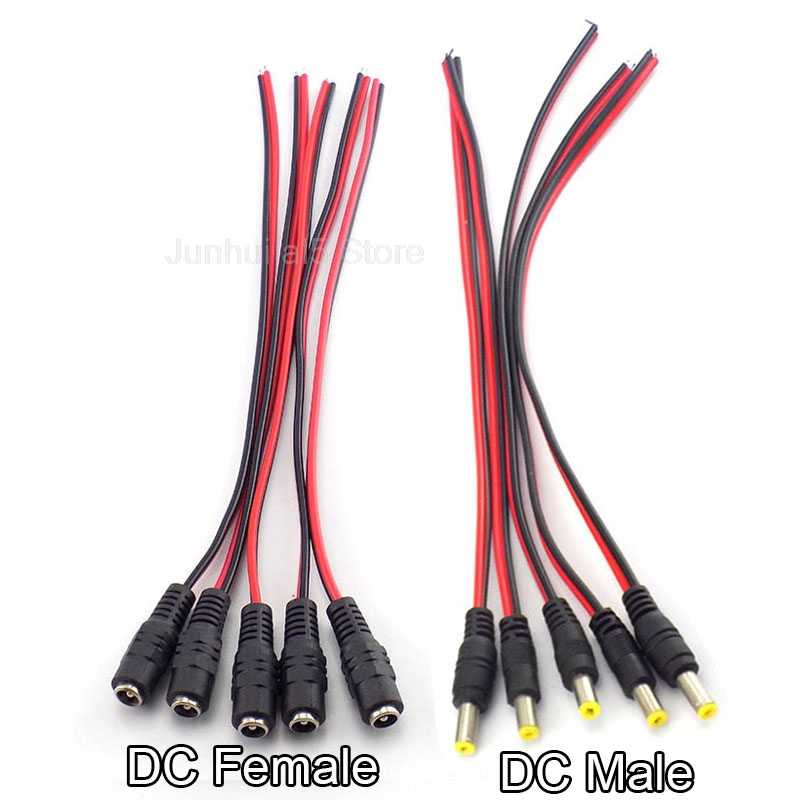 Photography Led Lighting Kit - DC 12v Extension Cable Male Female