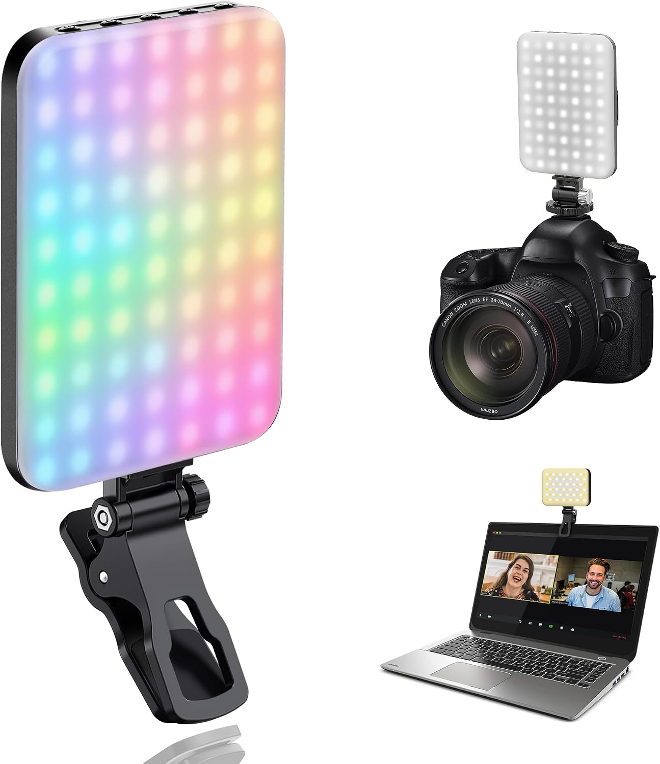 Photography Lighting Effects - 108 LED RGB Video Light, 2500K-6500K,