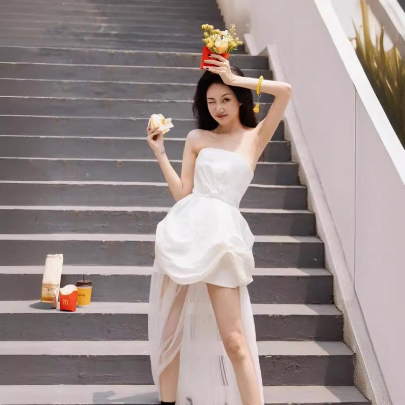 French White Strapless Morning - Photography Lighting Basics avis et prix