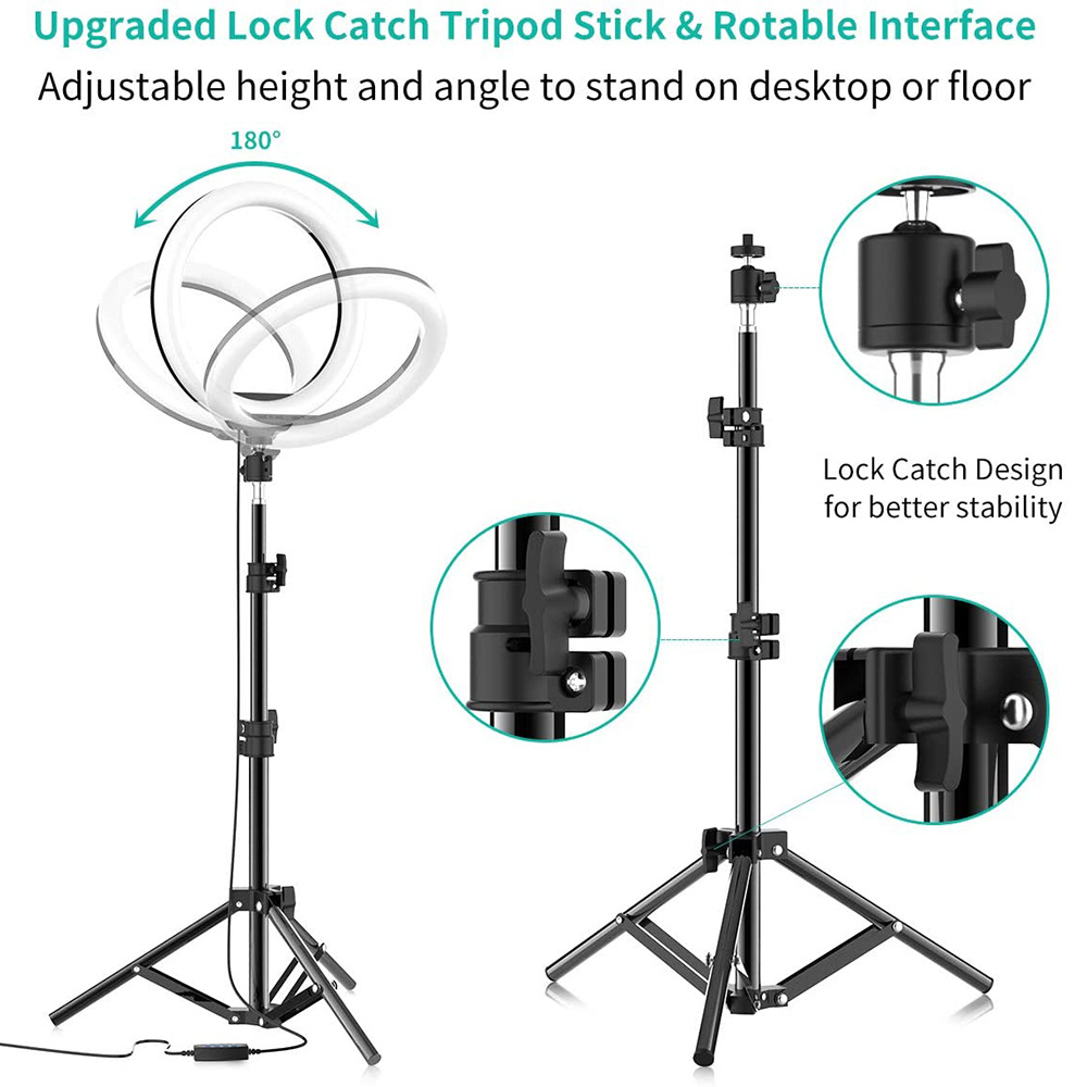 Phone Live Ring Light 10 Inch  - Photography Lighting Patterns avis et prix