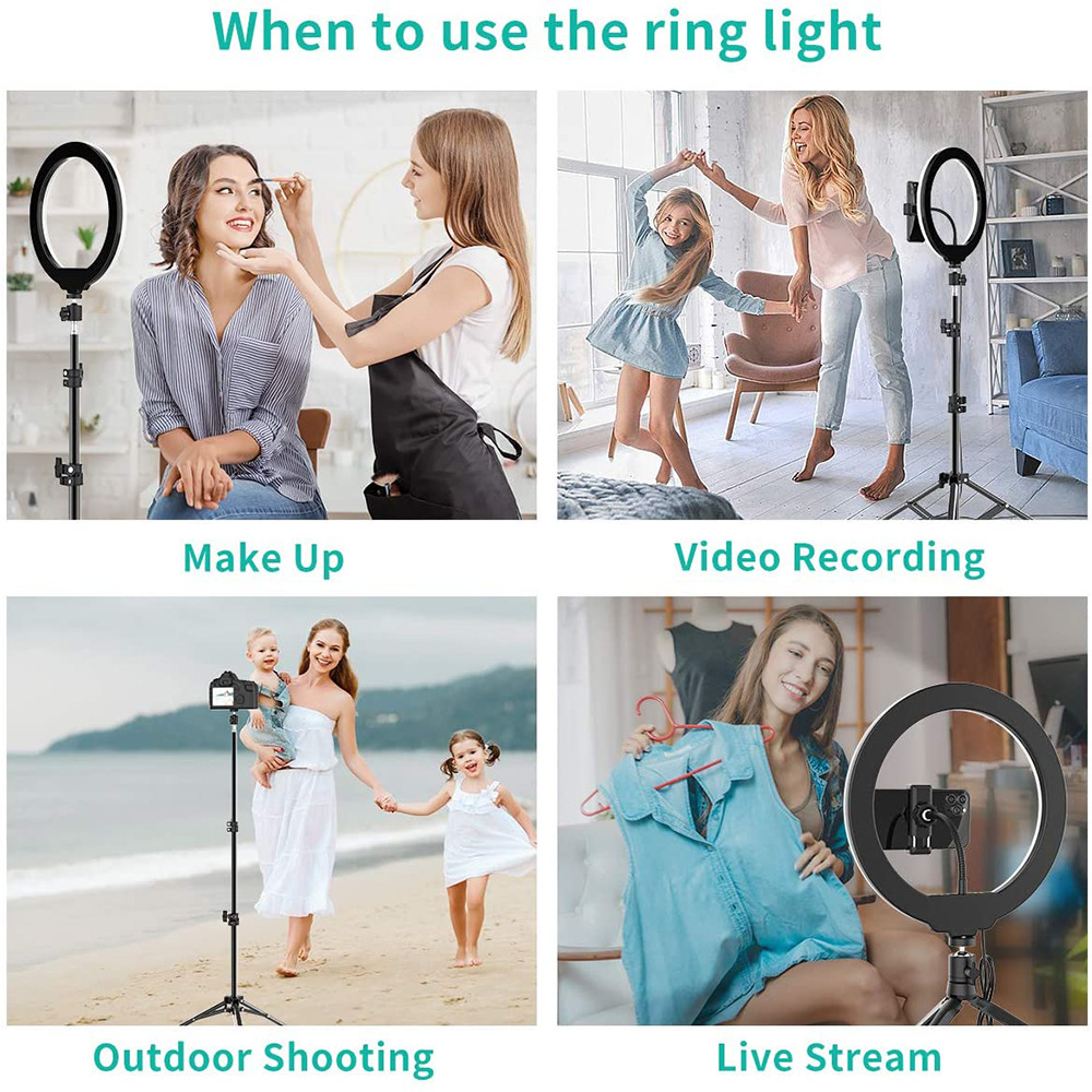 Phone Live Ring Light 10 Inch  - Photography Lighting Patterns avis et prix