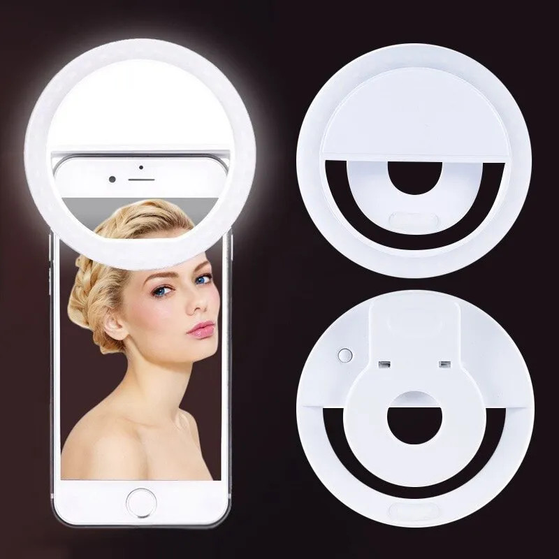 USB Rechargeable LED Selfie Ri - Photography Lighting Patterns avis et prix