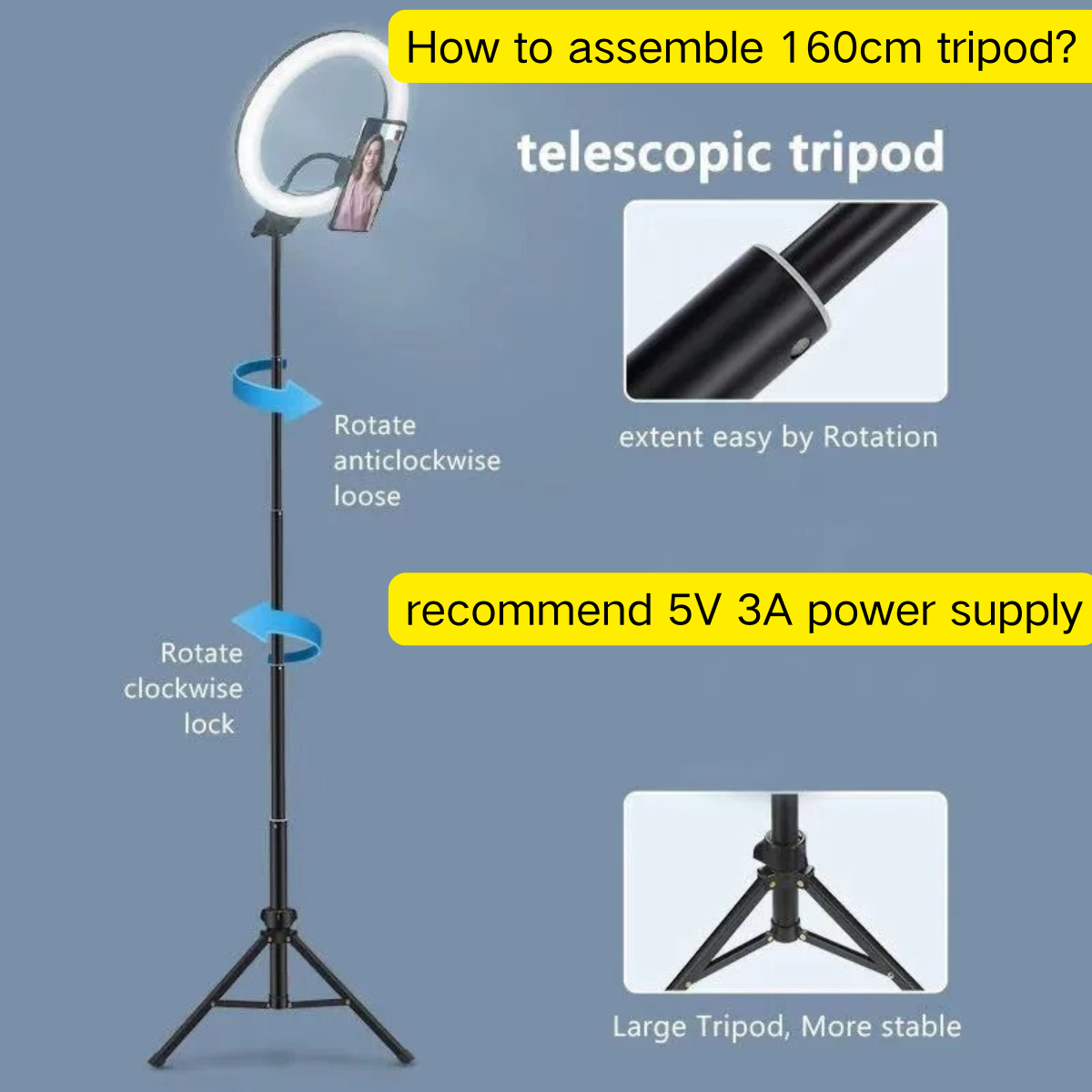 Youtube Shooting Vlog Selfie C - Photography Lighting Set Up avis et prix