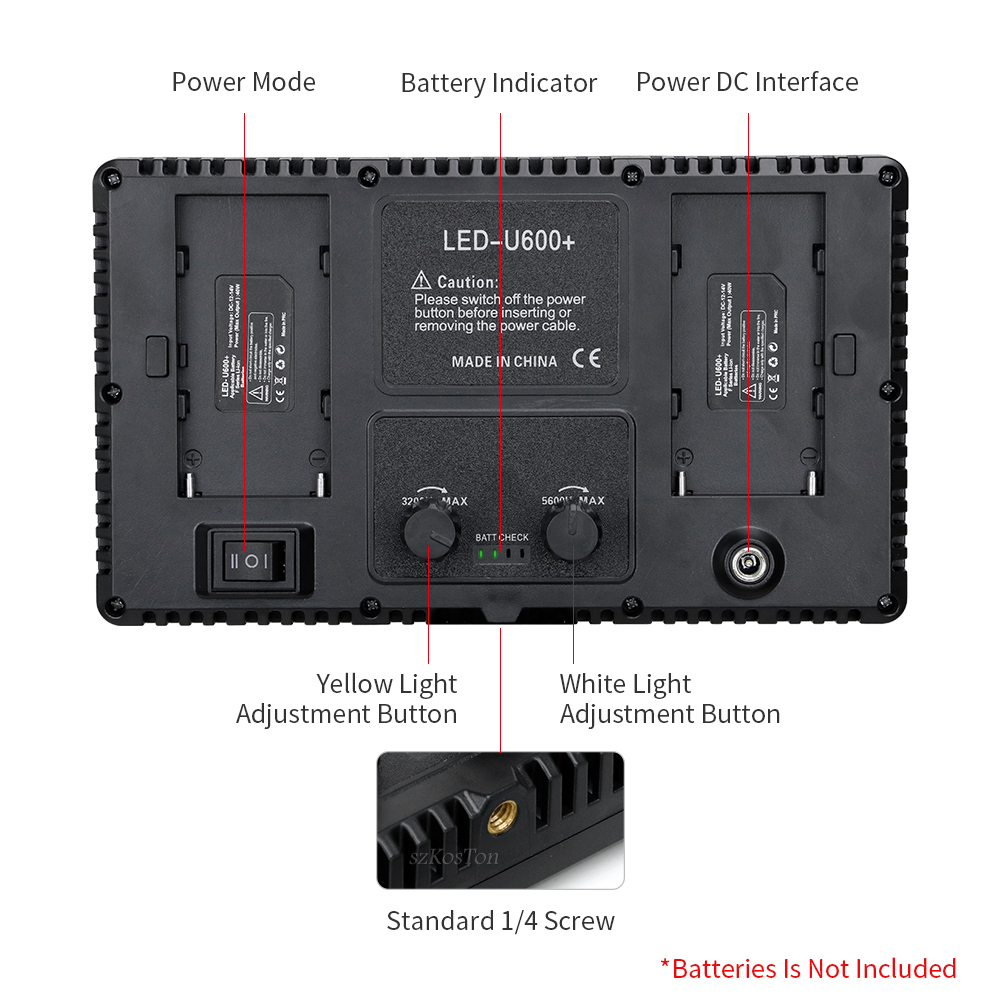U800 LED Photo Studio Light fo - Photography Lighting Board avis et prix