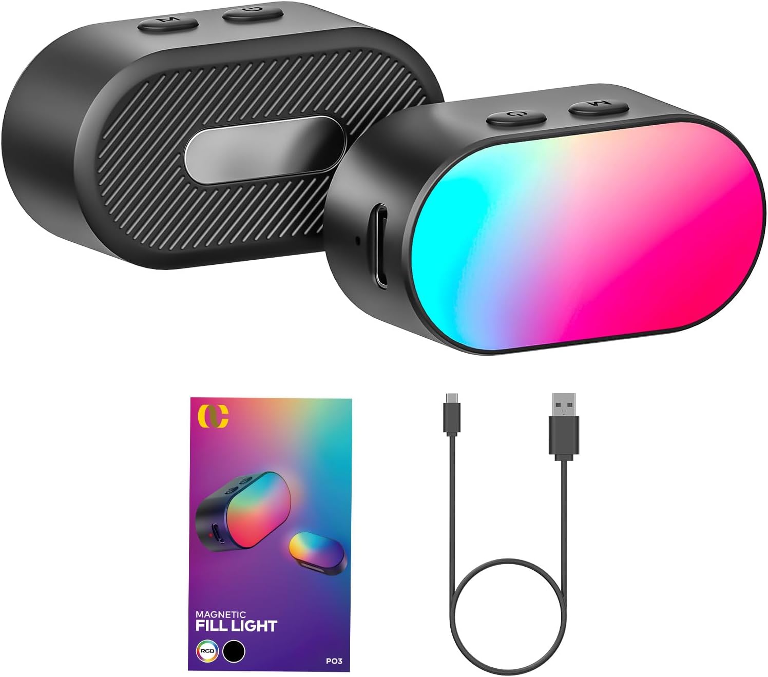 AOCHUAN Mini RGB Magnetic Fill - Photography Lighting Patterns avis et prix