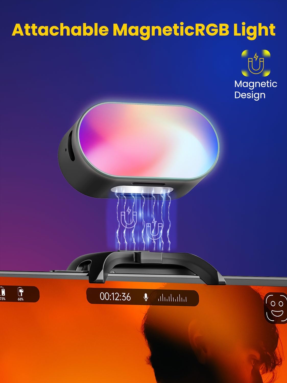 AOCHUAN Mini RGB Magnetic Fill - Photography Lighting Patterns avis et prix