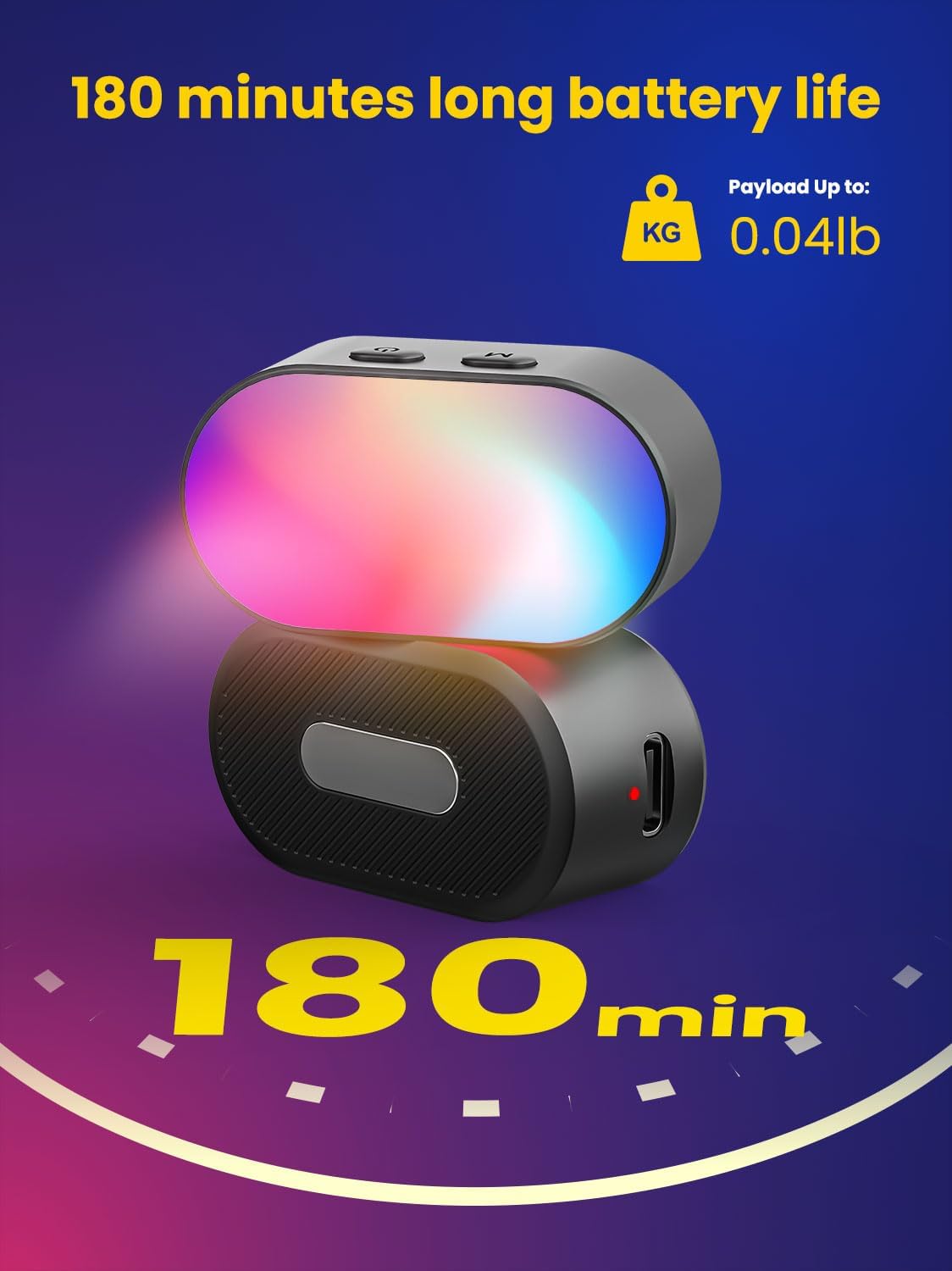 AOCHUAN Mini RGB Magnetic Fill - Photography Lighting Patterns avis et prix
