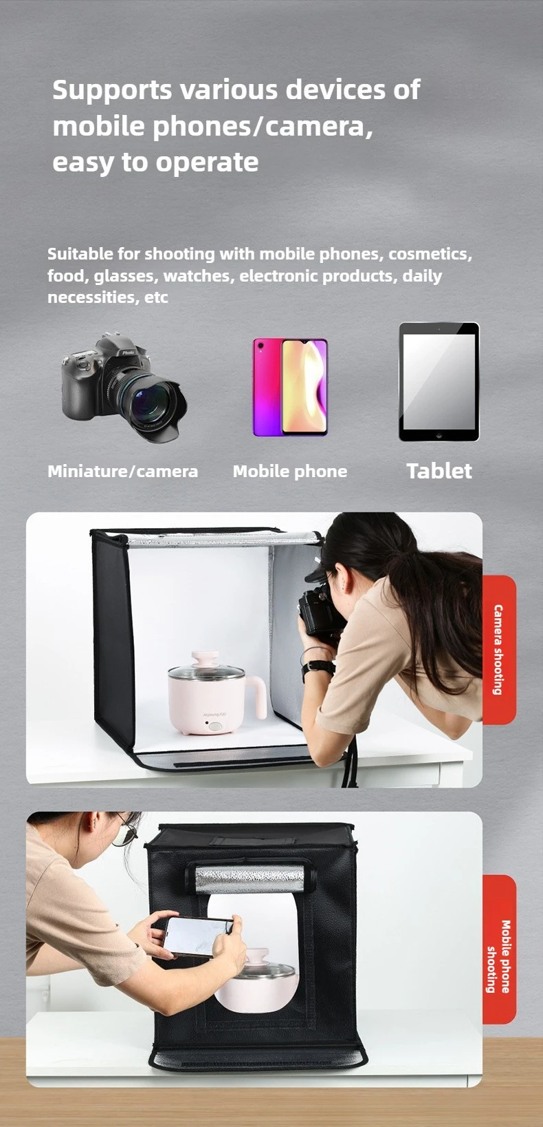 40cm Photography LED Studio Li - Photography Led Lighting Kit avis et prix