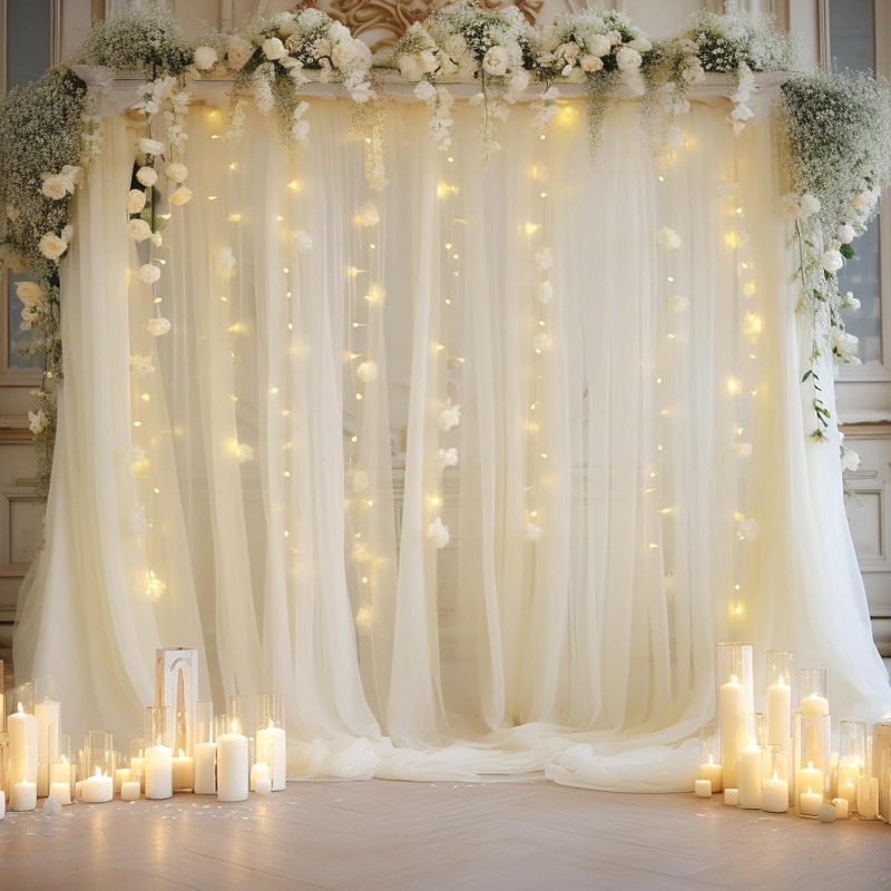 3x3m Tulle Backdrop Curtains,  - Photography Lighting Options avis et prix