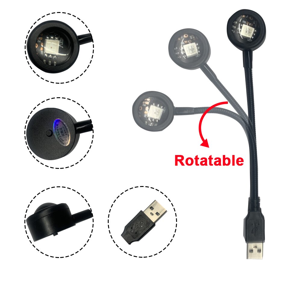 LED USB Sunset Lamp Projector  - Photography Lighting Home avis et prix