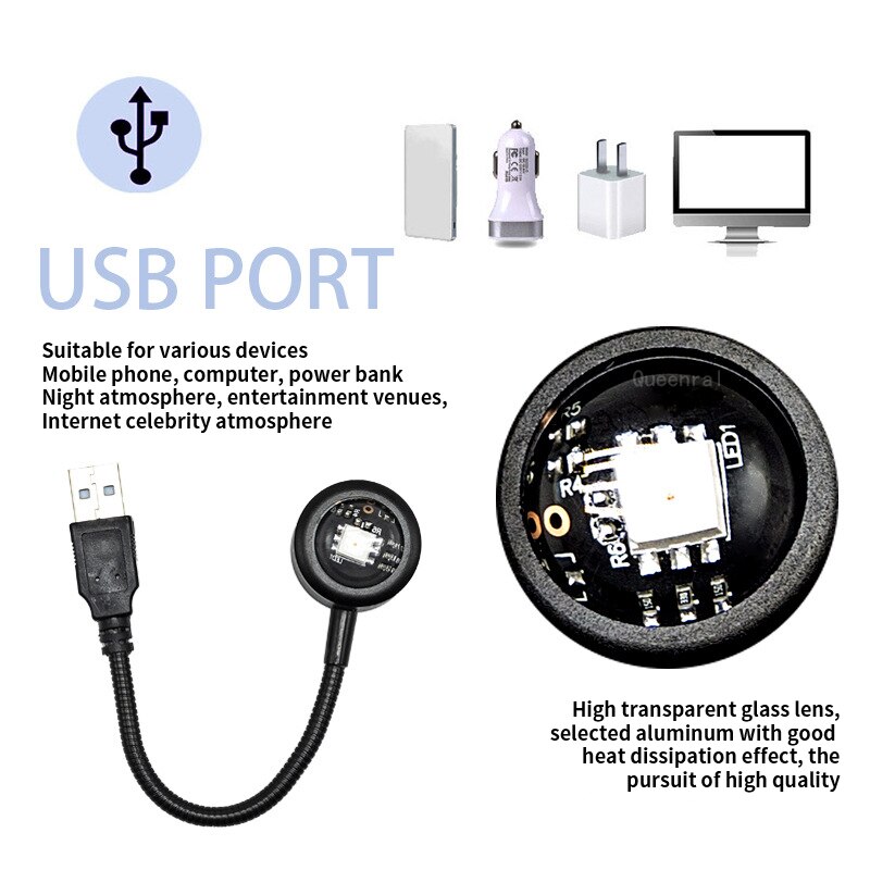 LED USB Sunset Lamp Projector  - Photography Lighting Home avis et prix