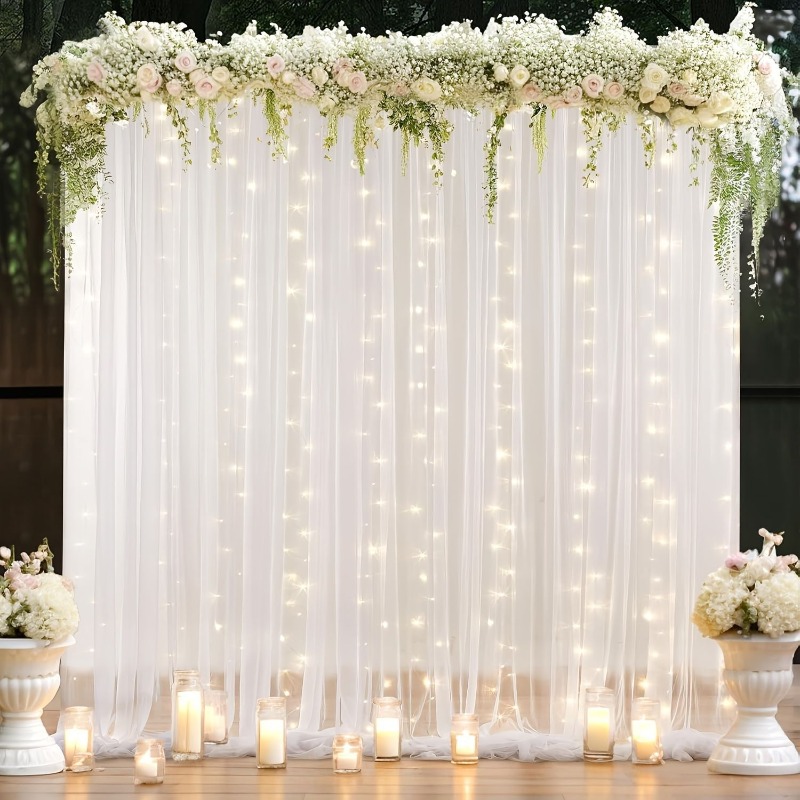 LED Tulle Backdrop Curtains, O - Photography Lighting Options avis et prix