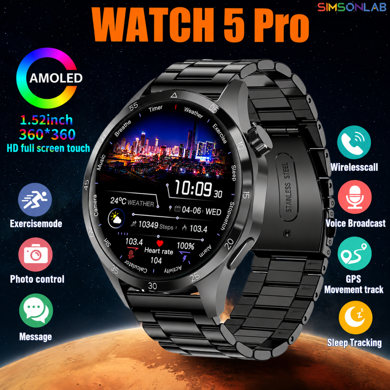2026 Watch 5 Pro GPS Track Com - Photography Lighting Set Up avis et prix
