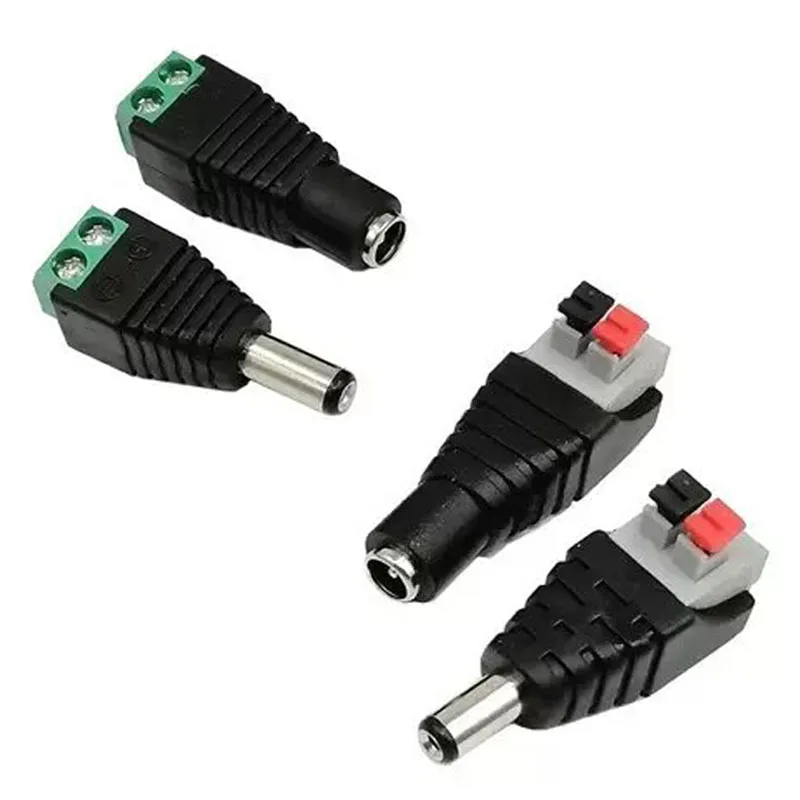 Female and Male DC Connectors  - Photography Led Lighting Kit avis et prix