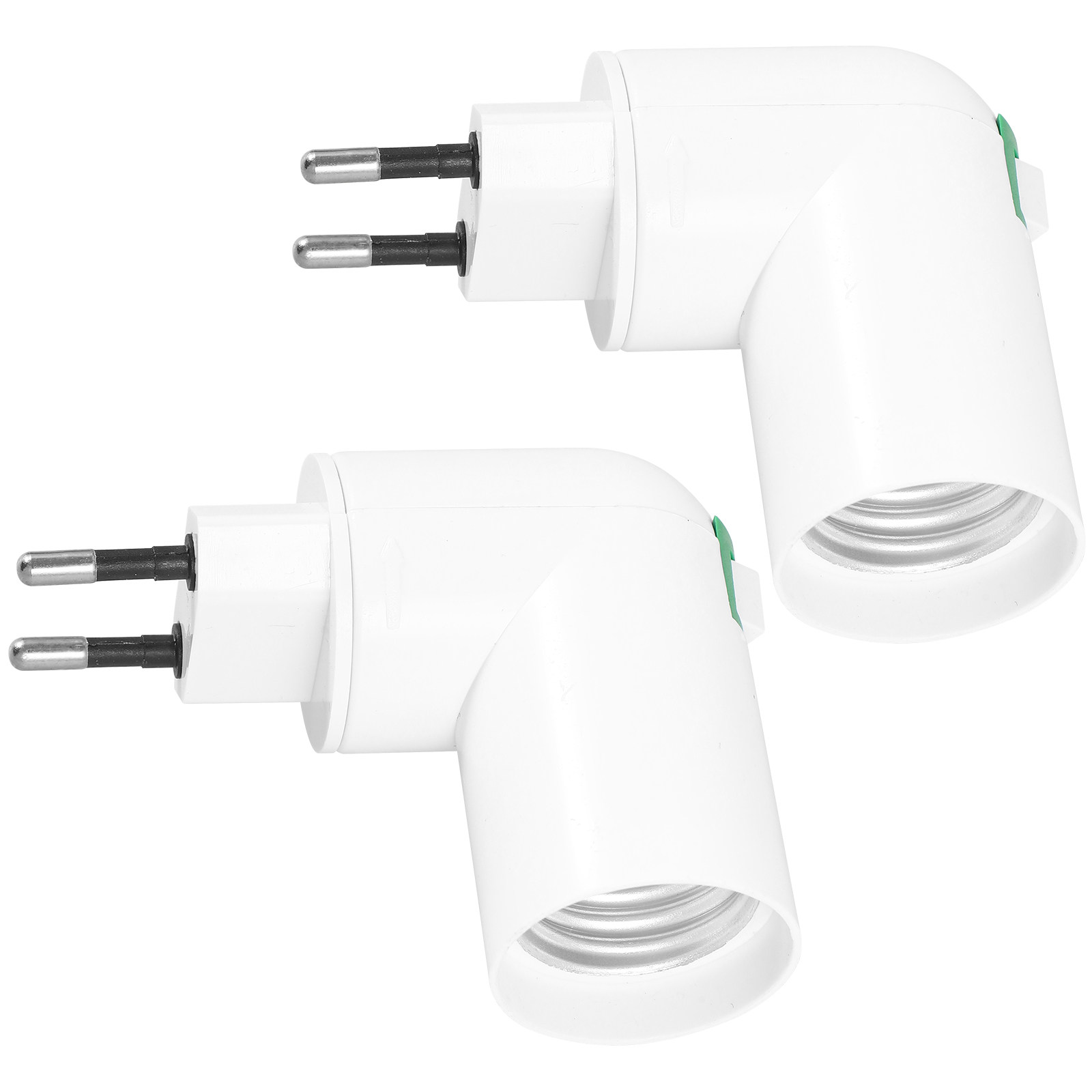 2Pcs Eu Plug Light Bulb Socket - Photography Lighting Home avis et prix