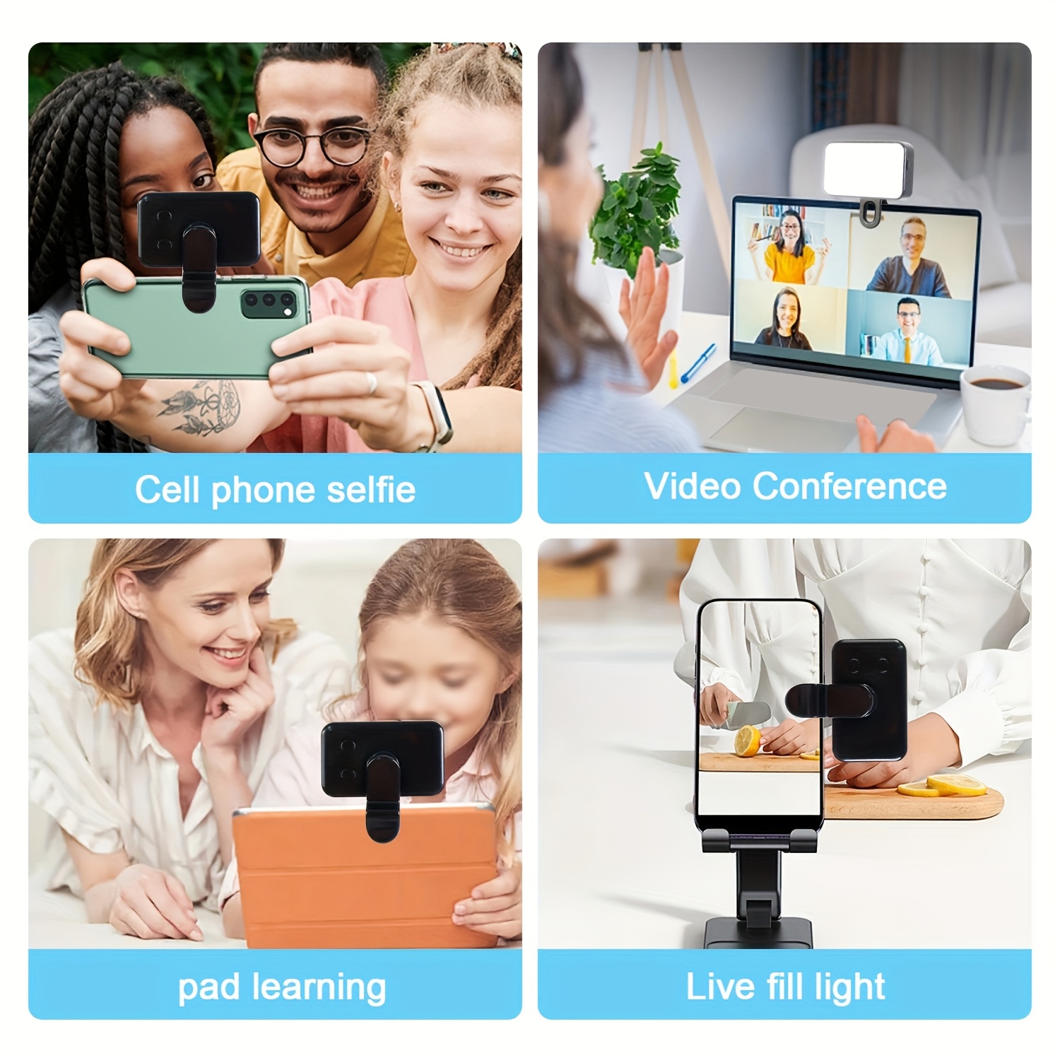Clip-On Mobile Phone Fill Ligh - Photography Lighting Options avis et prix