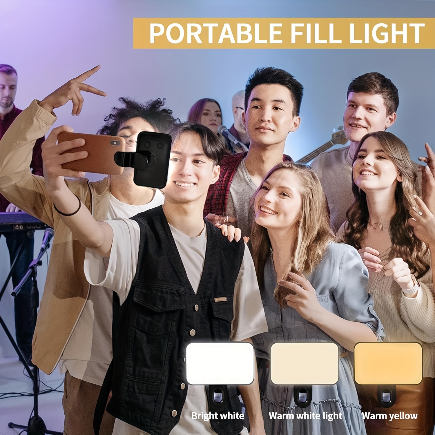 Clip-On Mobile Phone Fill Ligh - Photography Lighting Options avis et prix