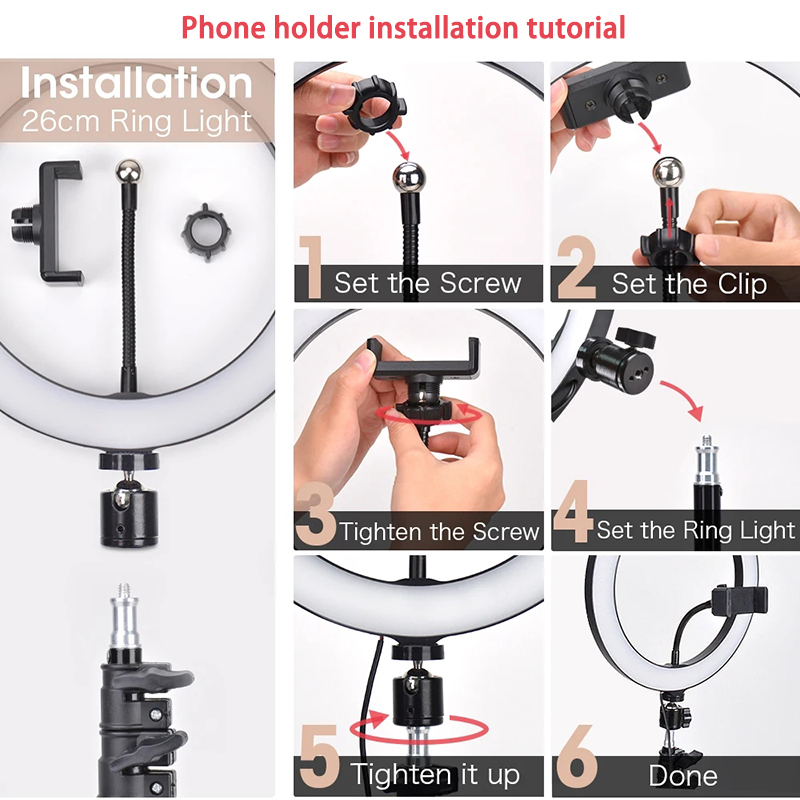 Video Light 16/26/33cm Selfie  - Photography Lighting Set Up avis et prix