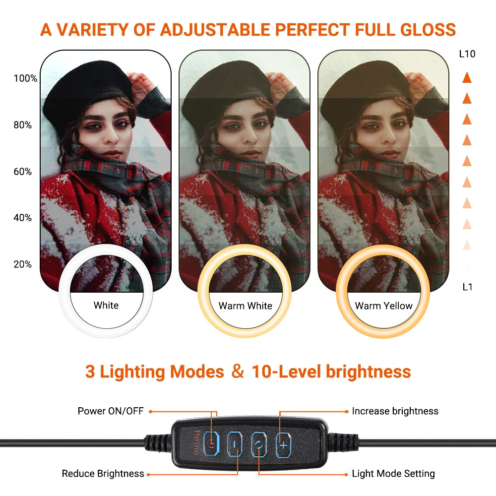 26cm 10 inch Led Ring Selfie L - Photography Lighting Effects avis et prix