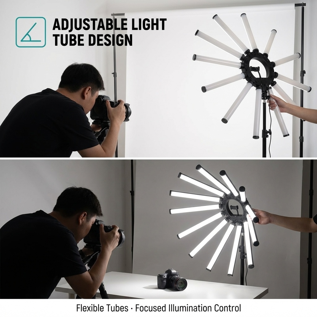 12 Arms Multi Tube Photography - Photography Led Lighting Kit avis et prix