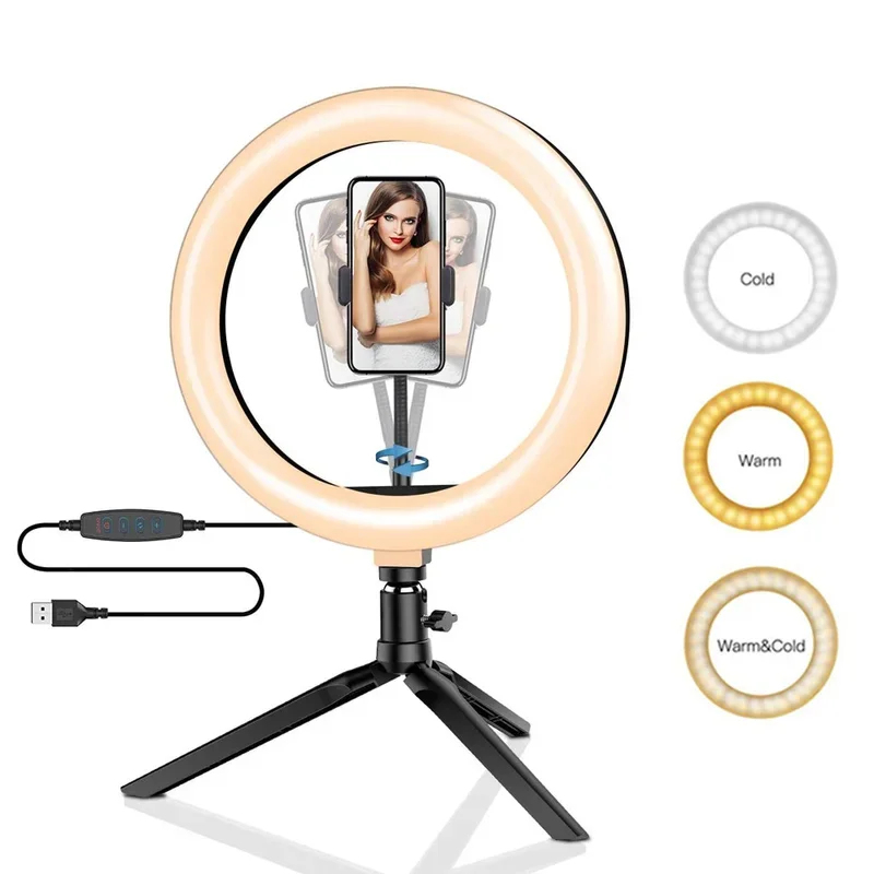 Dimmable26cm LED Ring Light Ki - Photography Lighting Effects avis et prix