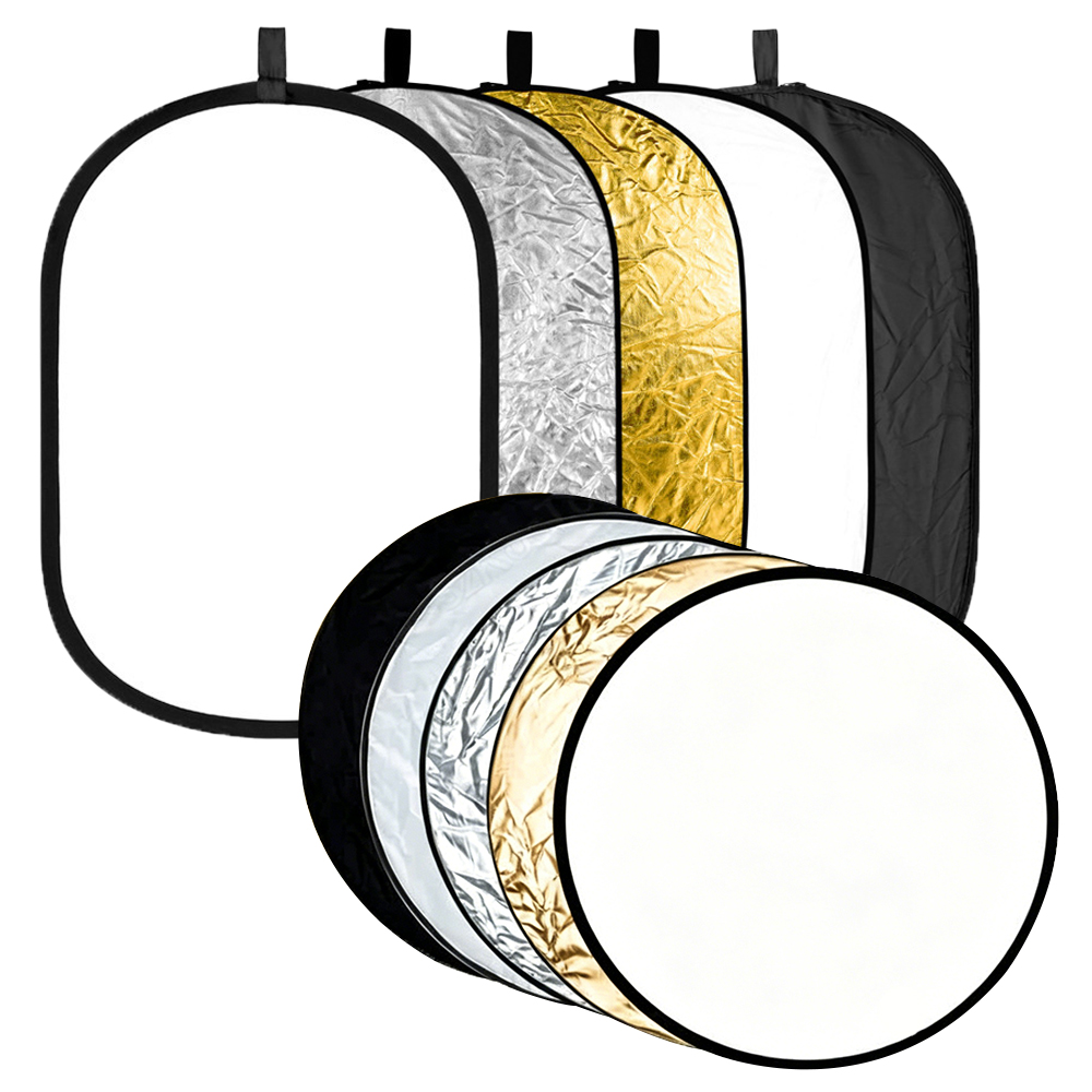 60/80/110CM 5-in-1 Collapsible - Photography Lighting Reflectors avis et prix