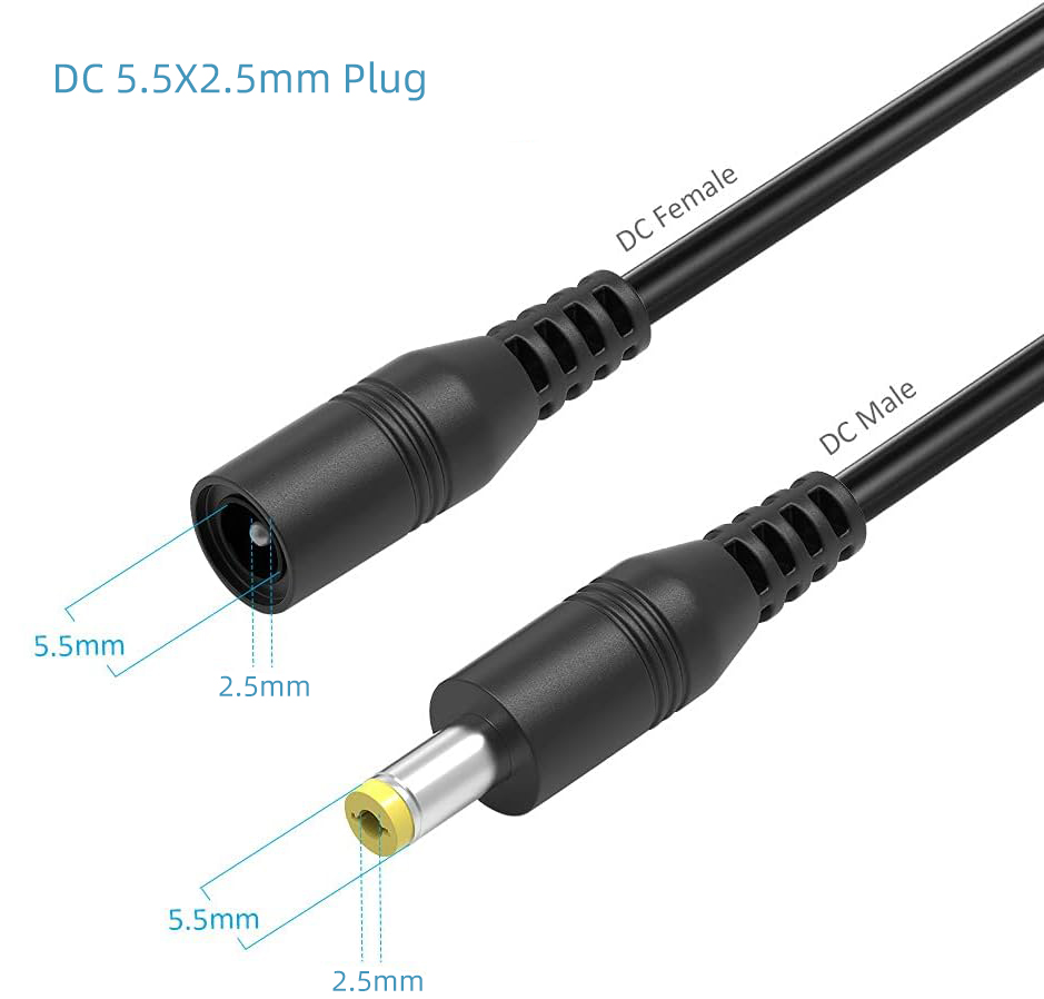 DC Power Connector Plug Cable  - Photography Led Lighting Kit avis et prix