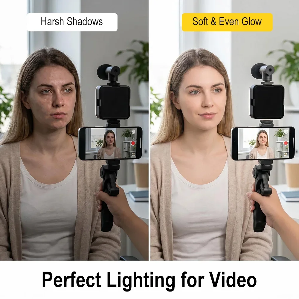 Smartphone Vlogging Kit Led Vi - Photography Lighting Set Up avis et prix
