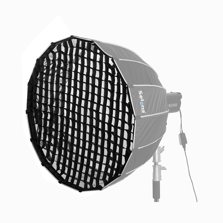 Selens Honeycomb Grid 90cm 120 - Parabolic Umbrella Deep avis et prix