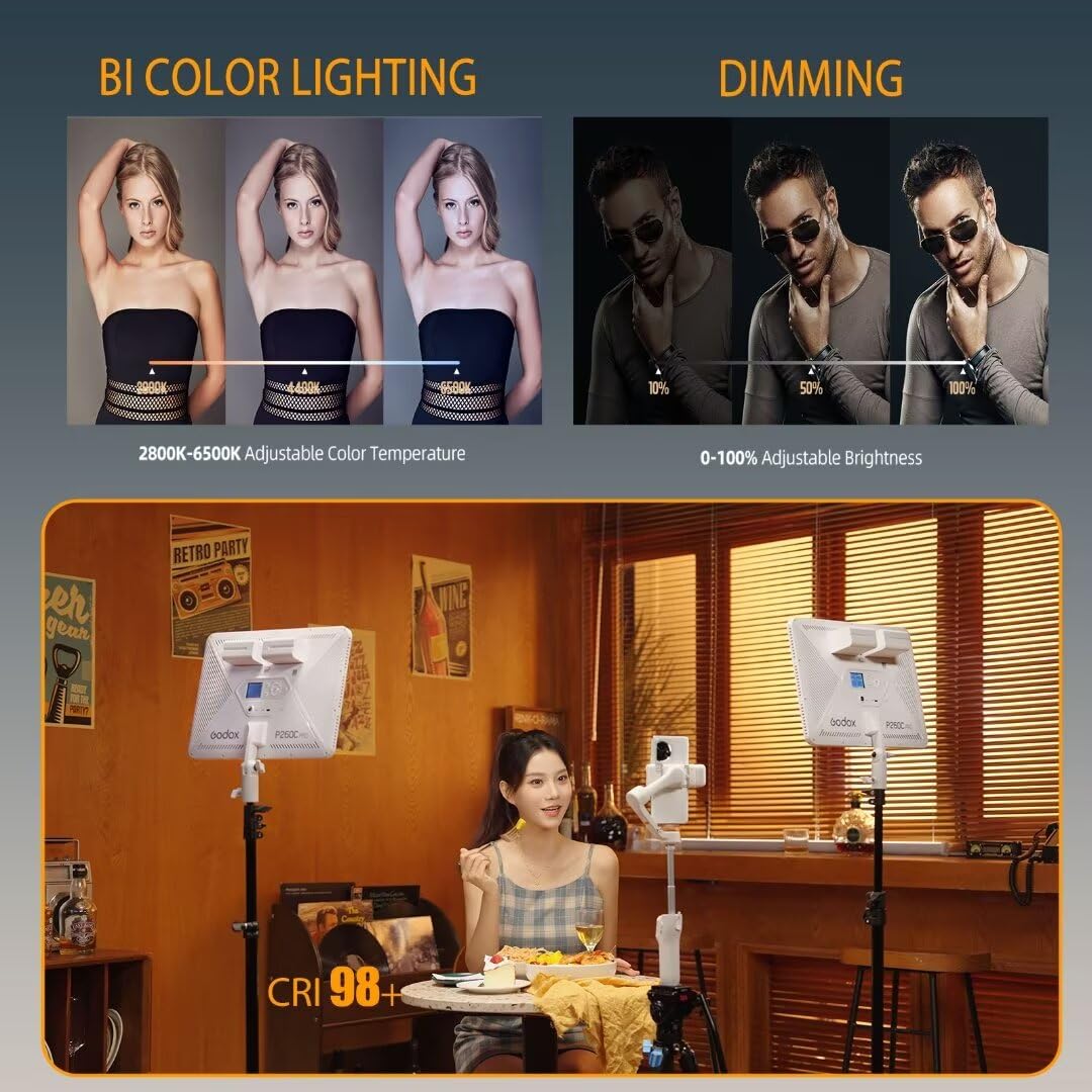 Godox P260C Pro LED Video Ligh - Photography Lighting Board avis et prix