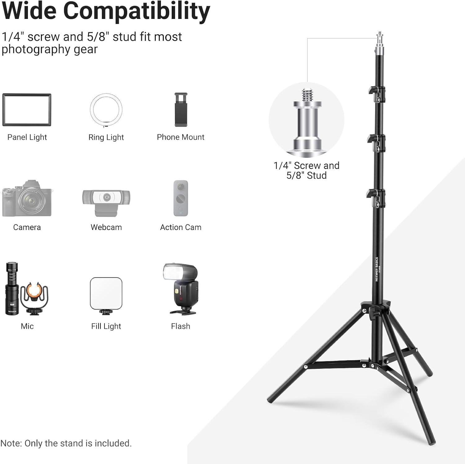 NEEWER Basics 6ft/180cm Photog - Photography Lighting Basics avis et prix