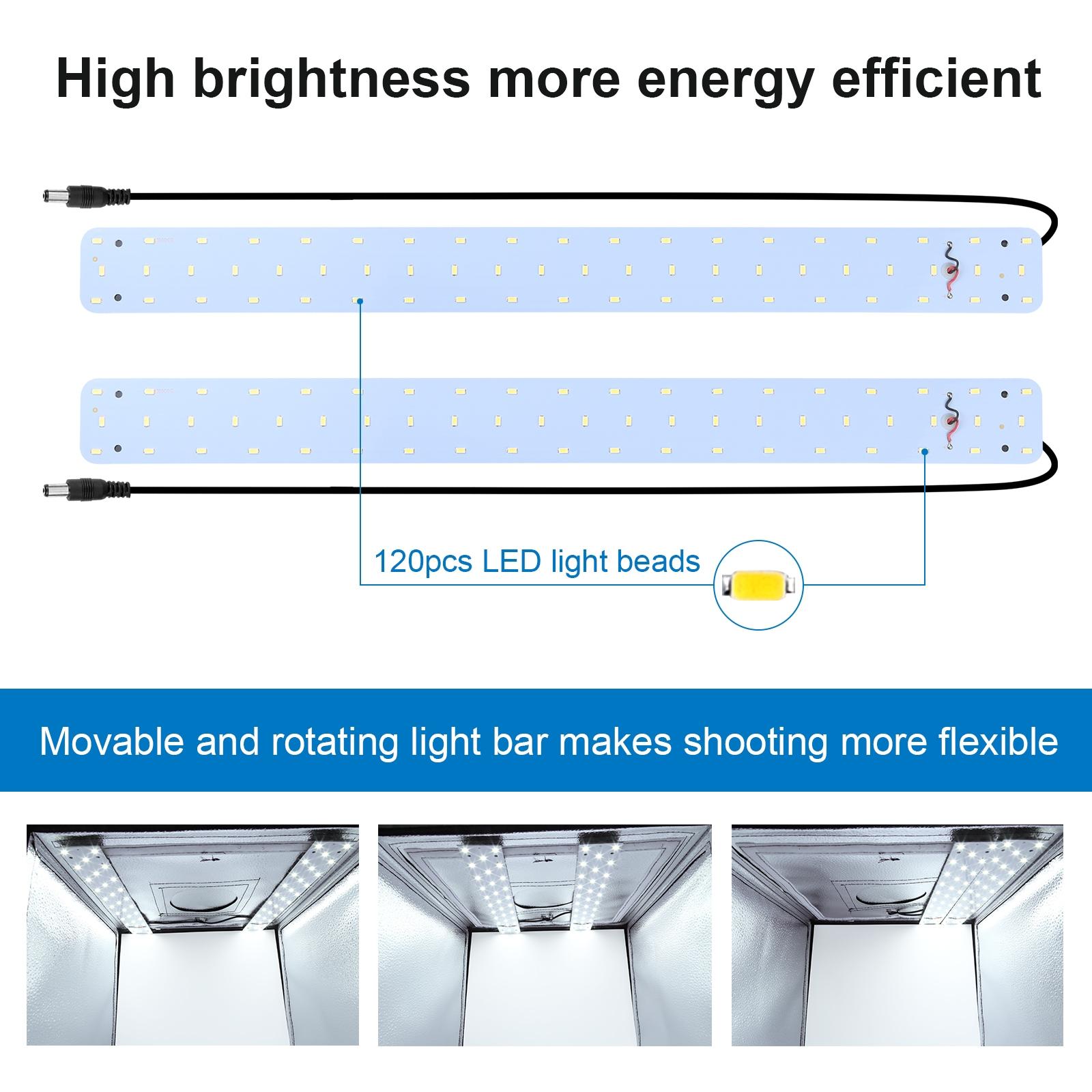 PULUZ 60cm Photo Studio Light  - Photography Led Lighting Kit avis et prix