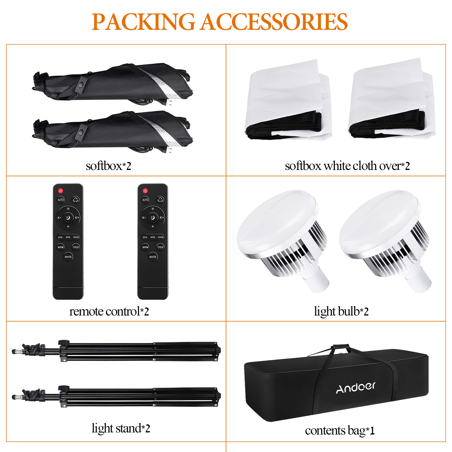 Andoer Softbox Lighting Set St - Photography Lighting Set Up avis et prix