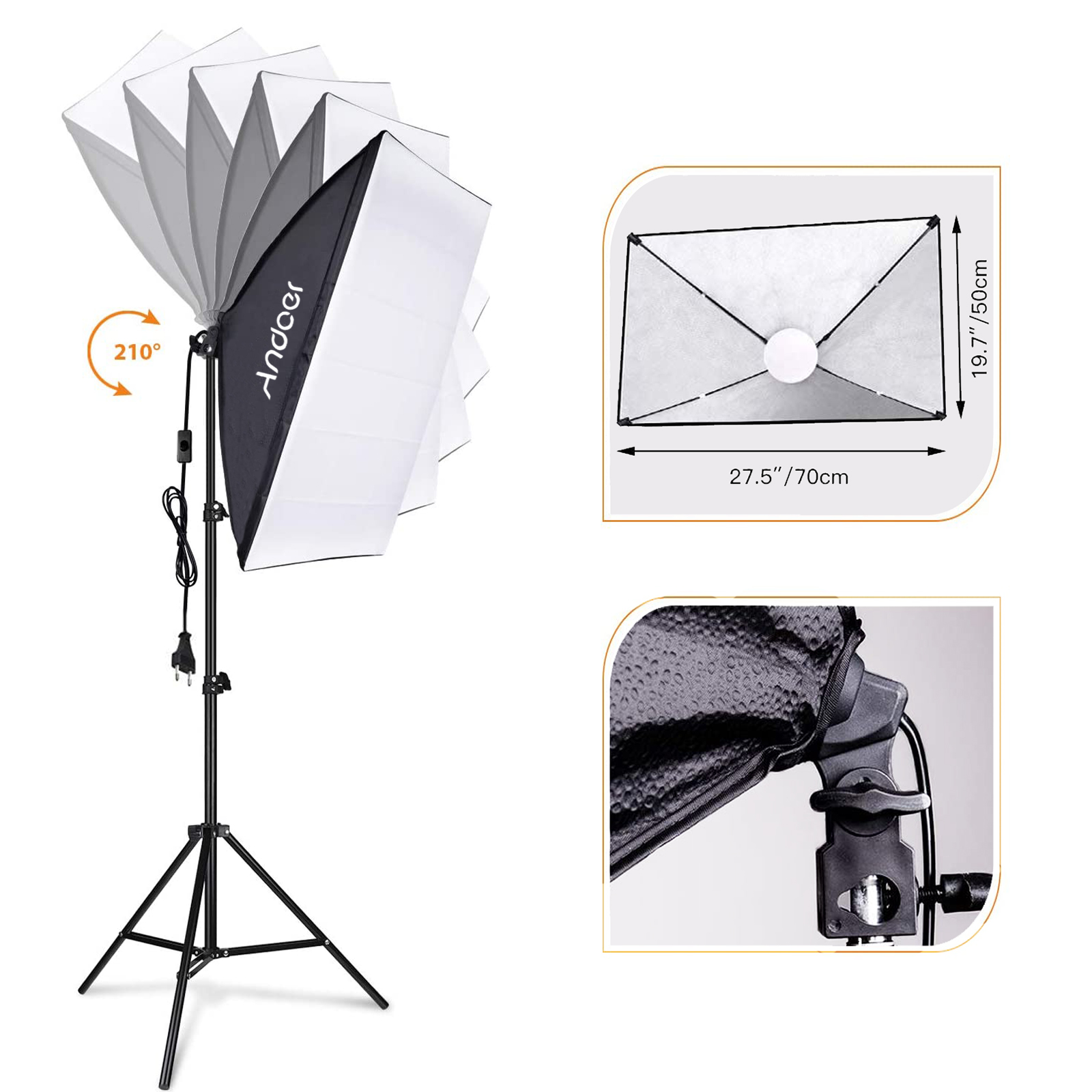 Andoer Studio Photography Ligh - Photography Led Lighting Kit avis et prix