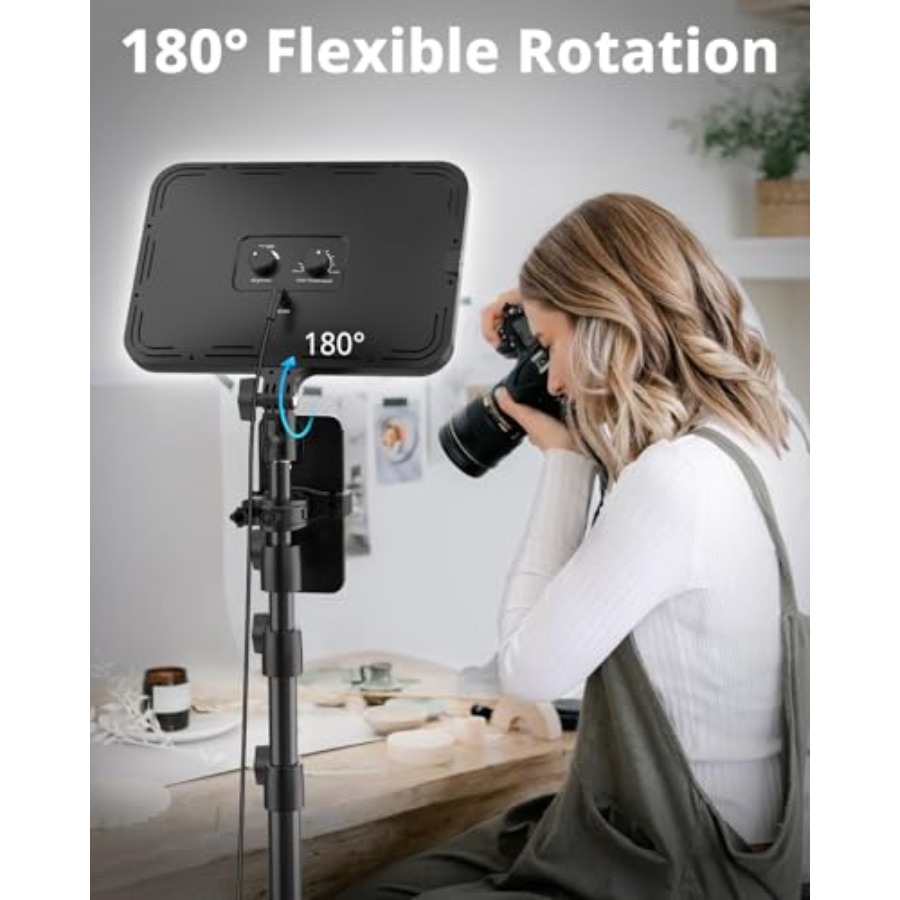 2 Pack LED Video Light Kit, Ph - Photography Led Lighting Kit avis et prix