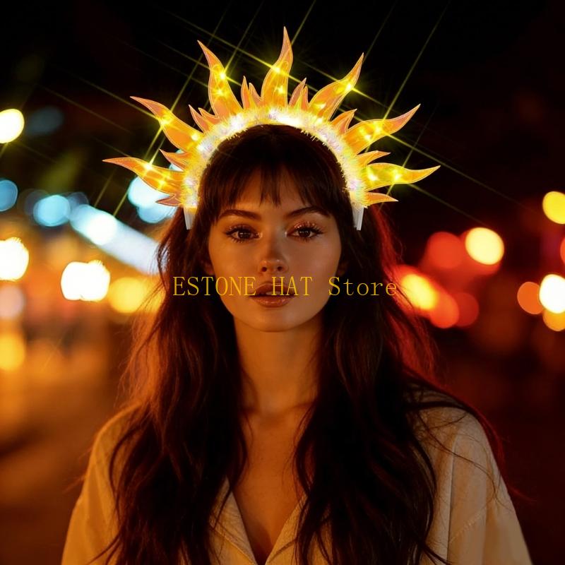 49MF LED Flame Glowing Hairban - Photography Lighting Patterns avis et prix