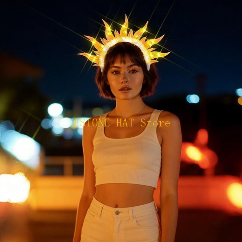 49MF LED Flame Glowing Hairban - Photography Lighting Patterns avis et prix