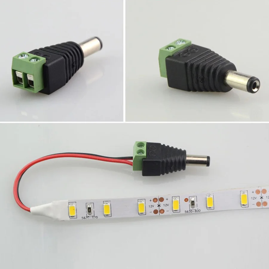 5pairs DC 12V Female And Male  - Photography Led Lighting Kit avis et prix