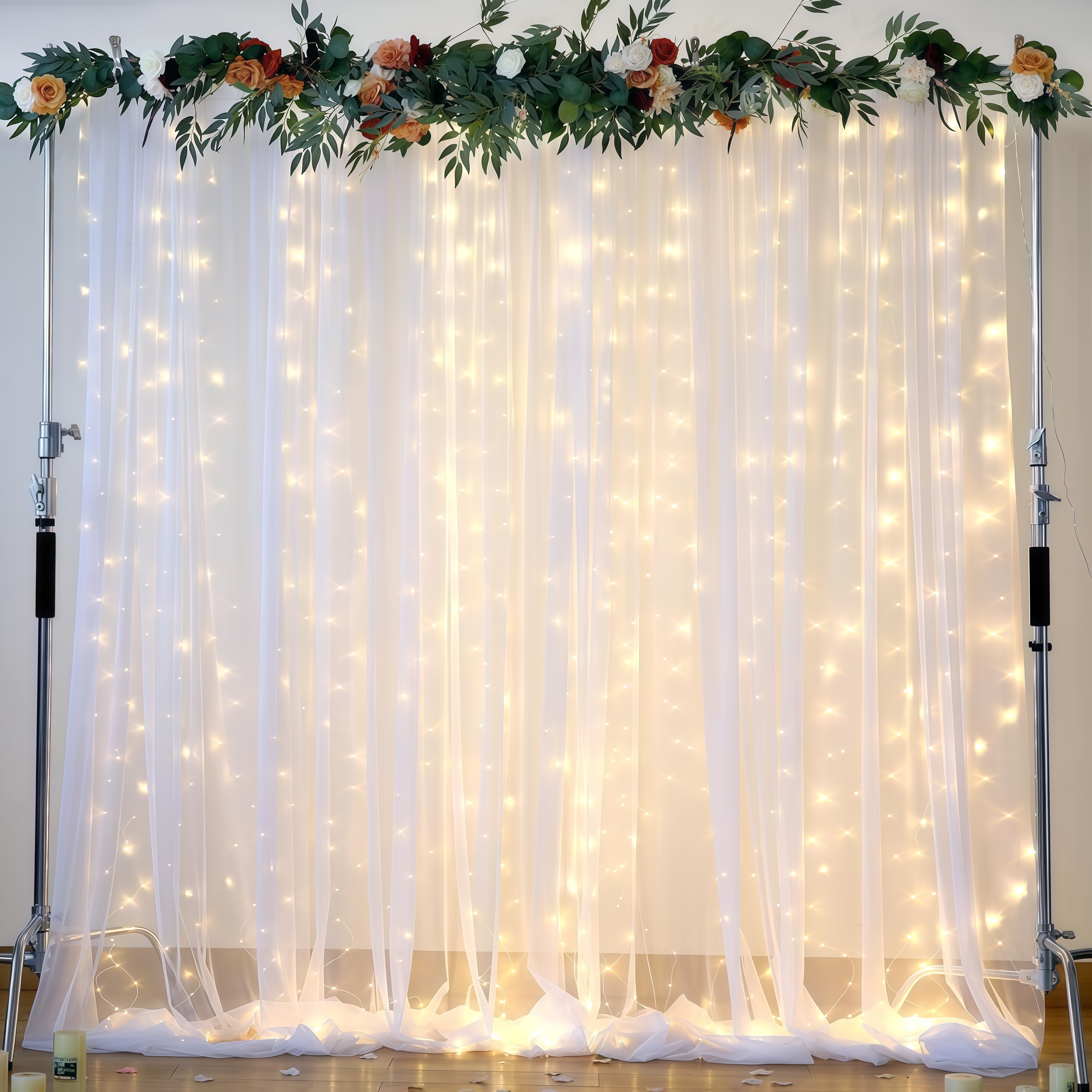 3pcs/set Tulle Backdrop Curtai - Photography Lighting Options avis et prix