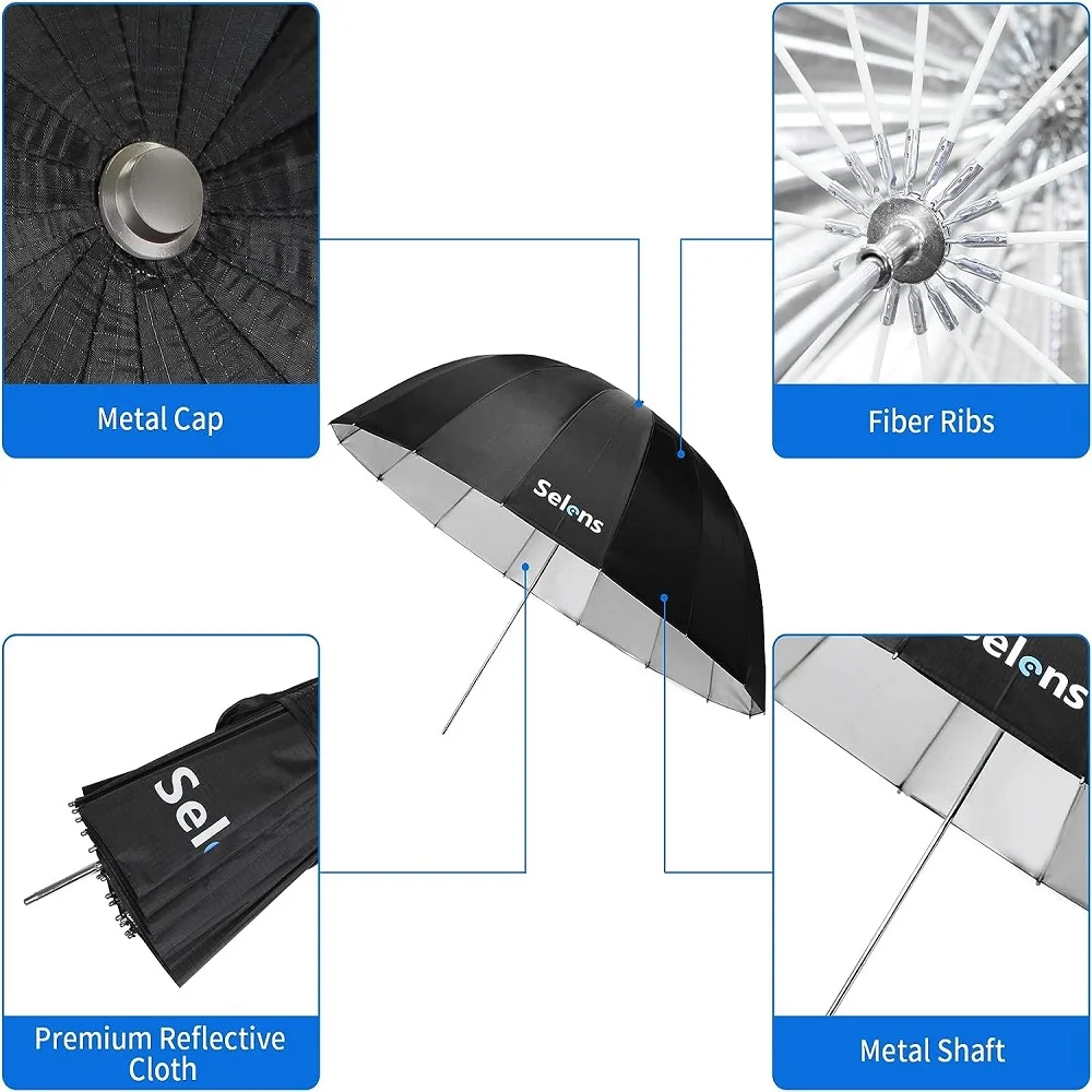 Selens Deep 16-sided Transluce - Parabolic Umbrella Deep avis et prix