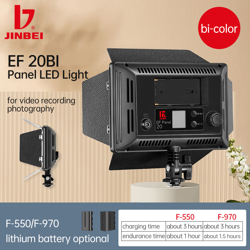 JINBEI EF20BI LED Video Light  - Photography Lighting Options avis et prix
