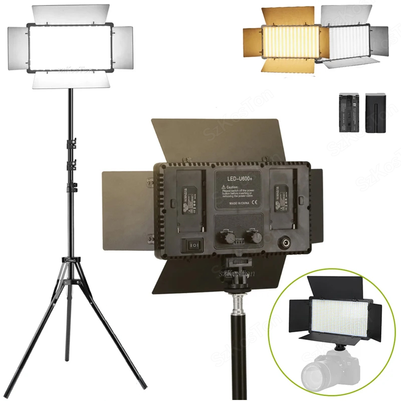 U800 U600 LED Photo Studio Vid - Photography Lighting Board avis et prix